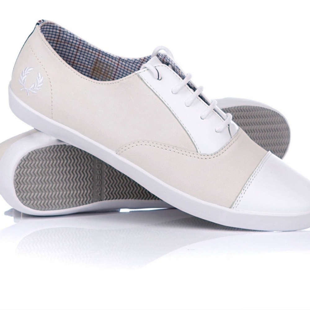 FRED PERRY Trenton Nubuck/Leather Sneakers